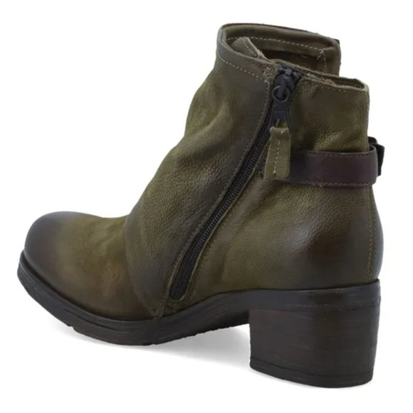 Miz Mooz Stoney Olive Booties NWT - Picture 2 of 5